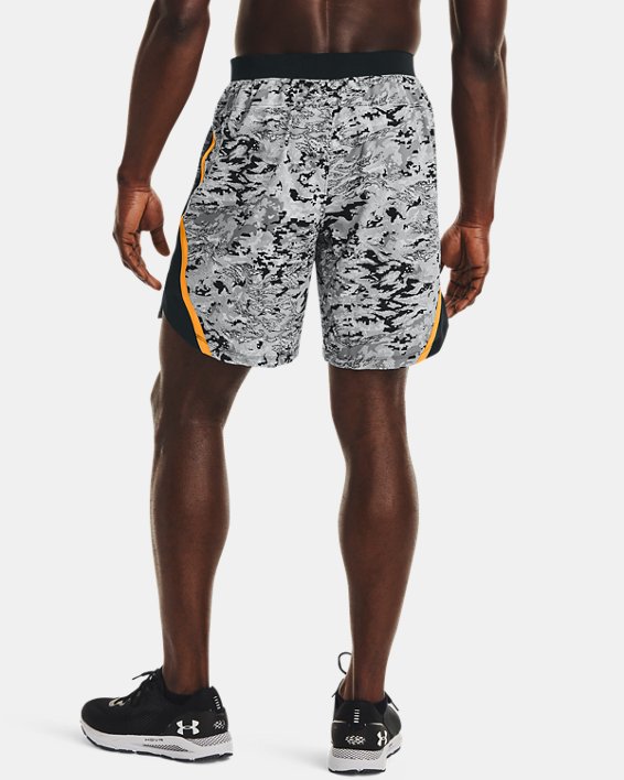 Men's UA Launch 7'' Reflective Shorts, Black, pdpMainDesktop image number 2